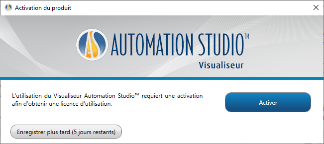 Installation d'Automation Studio édition Visualiseur